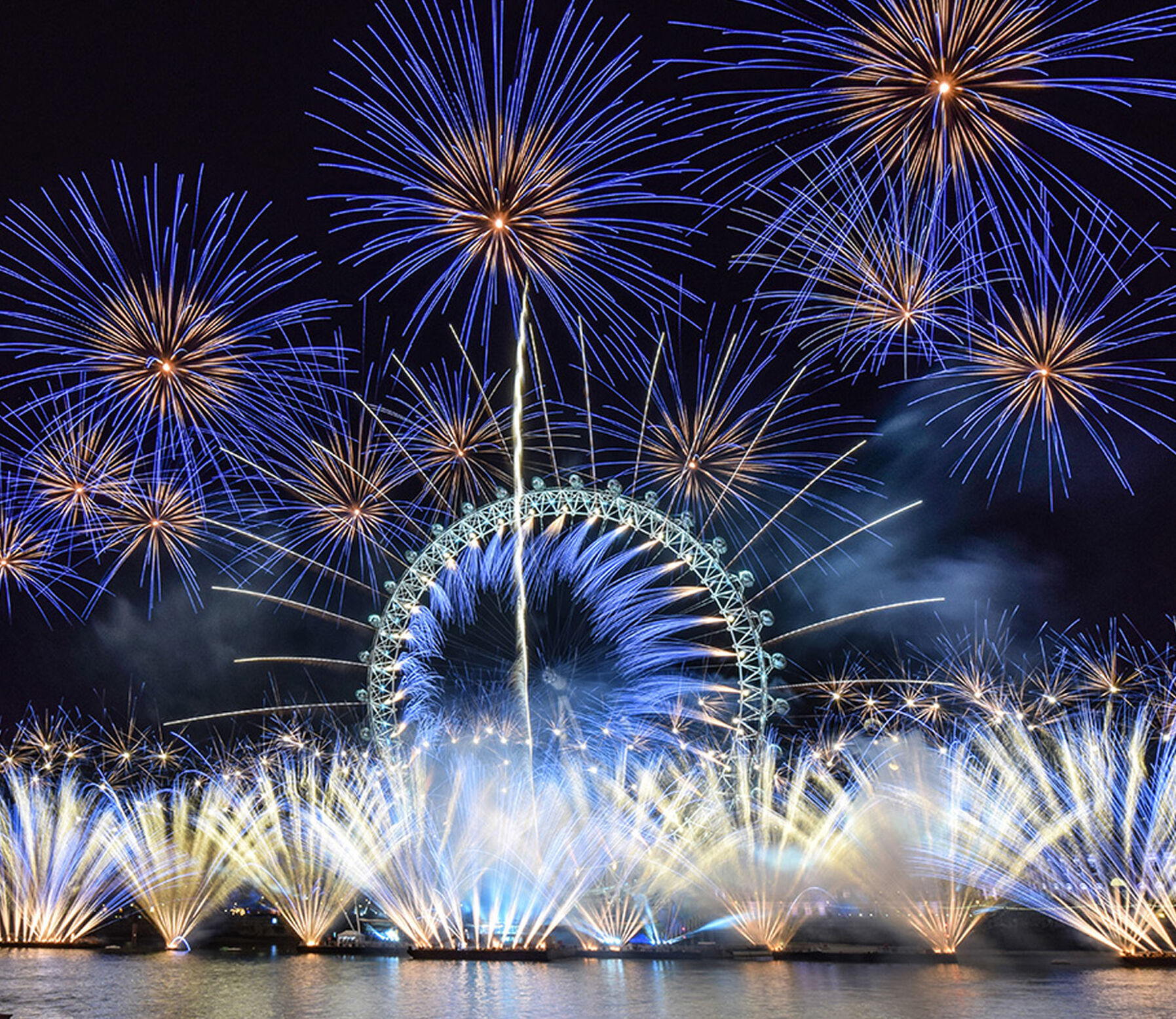 London's NYE Fireworks