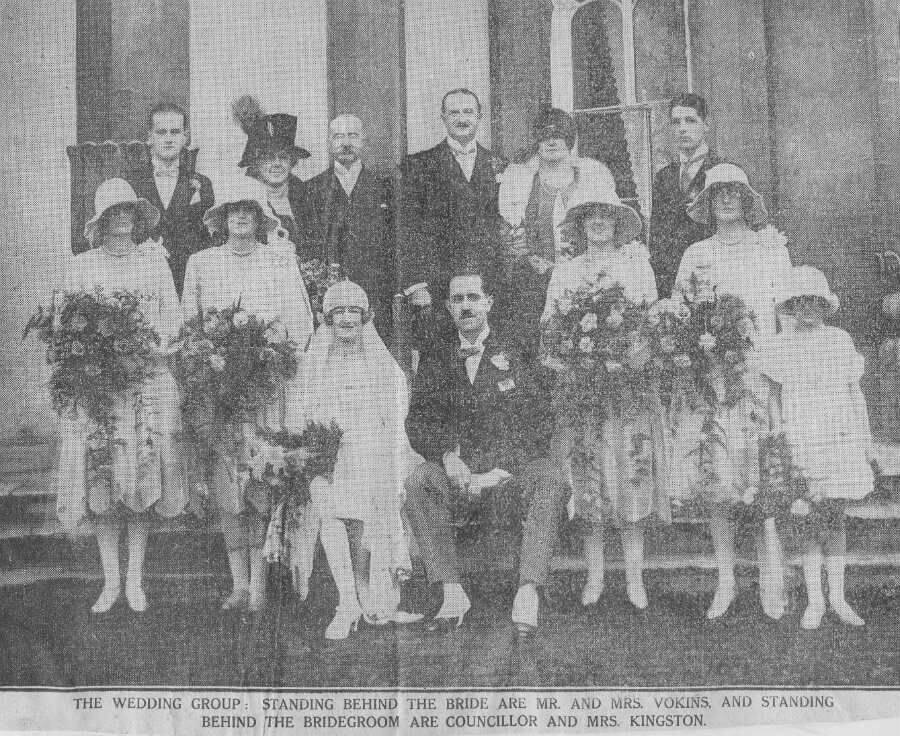 Vokins Wedding October 1927