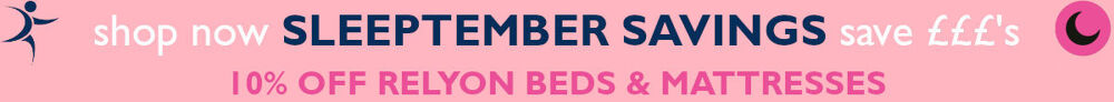 Relyon Beds on Legs promotion