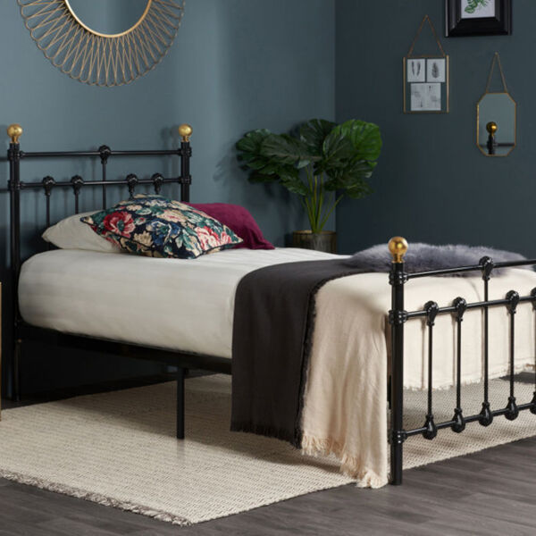 Birlea Atlas Bed Frame Black Birlea Atlas Bed Frame Black