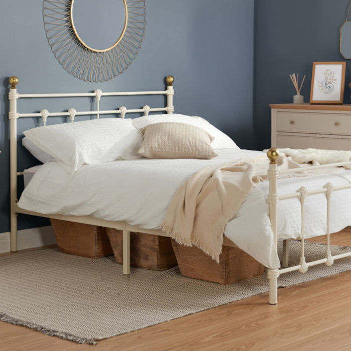 Birlea Atlas Bed Frame Cream