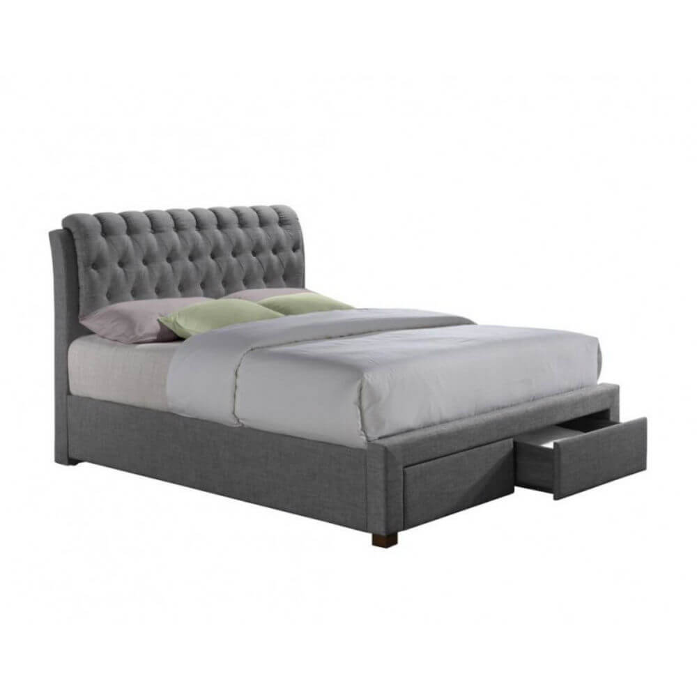 Birlea Valentino Bed Frame Grey Birlea Valentino Bed Frame Grey