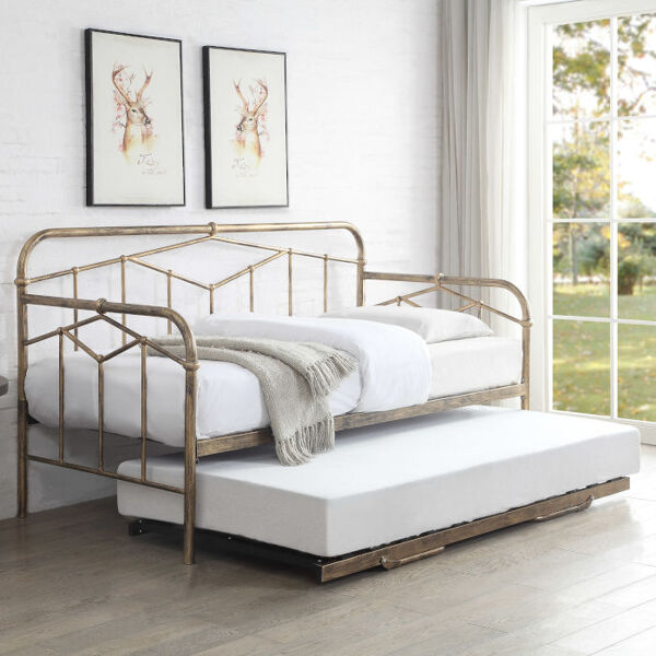 Flintshire Furniture Axton Day Bed - Antique Bronze Flintshire Furniture Axton Day Bed - Antique Bronze