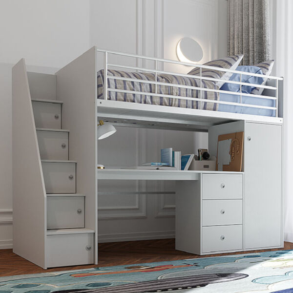 Flintshire Furniture Dakota High Sleeper Bed - Grey Flintshire Furniture Dakota High Sleeper Bed - Grey