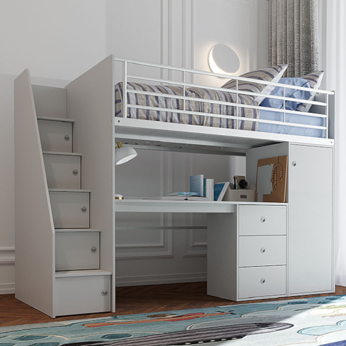 Flintshire Furniture Dakota High Sleeper Bed - Grey