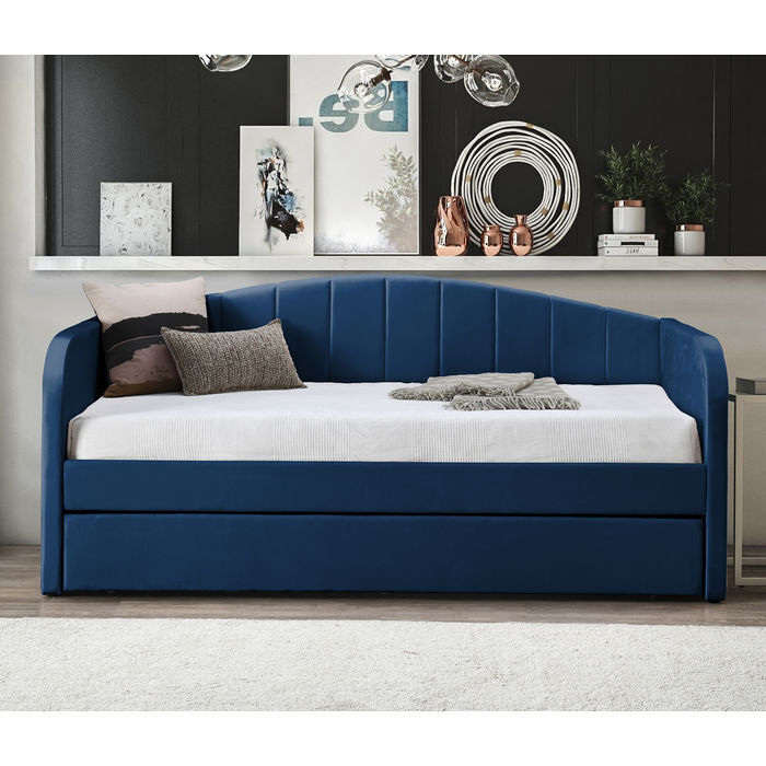 Flintshire Furniture Fabric Day Bed - Blue