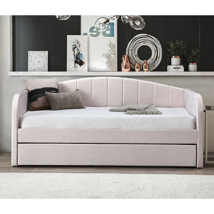 Flintshire Furniture Fabric Day Bed - Pink