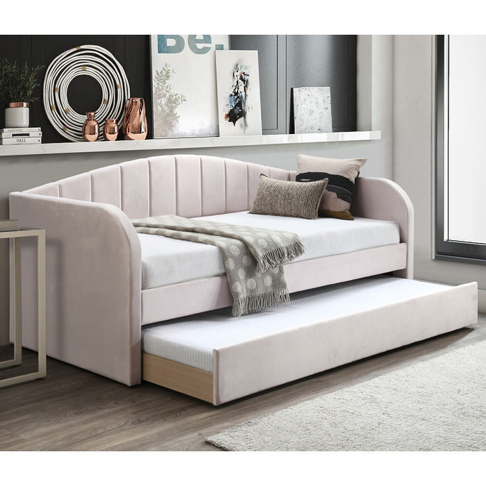 Flintshire Furniture Fabric Day Bed - Pink