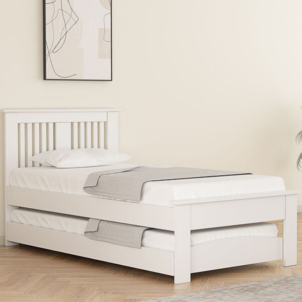 Flintshire Furniture Hendre Guest Bed - White Flintshire Furniture Hendre Guest Bed - White