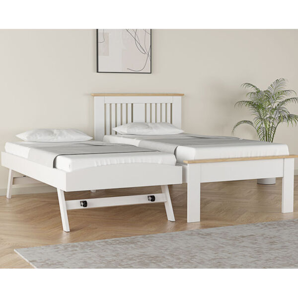 Flintshire Furniture Hendre Guest Bed - White Oak Flintshire Furniture Hendre Guest Bed - White Oak