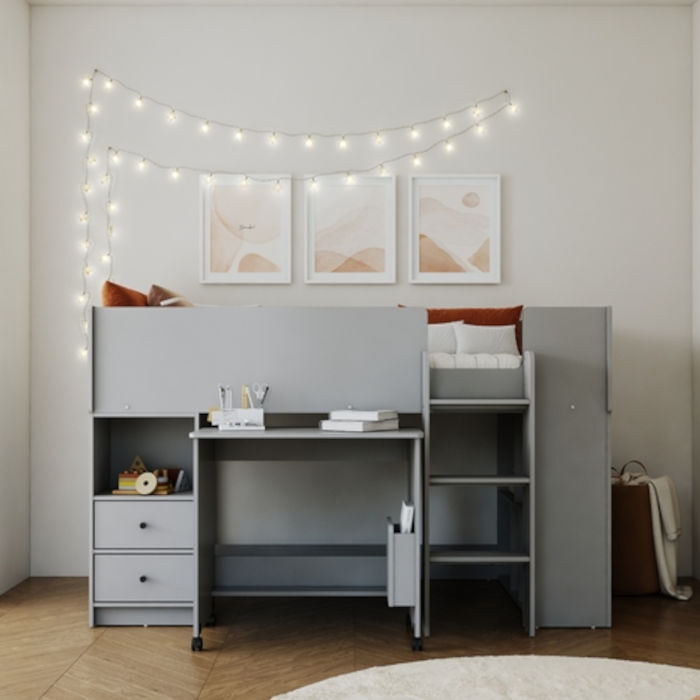 Flintshire Furniture Mid Sleeper Bed - Grey