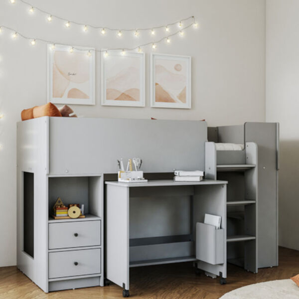 Flintshire Furniture Mid Sleeper Bed - Grey