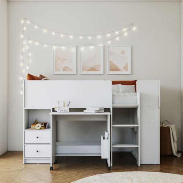 Flintshire Furniture Mid Sleeper Bed - White