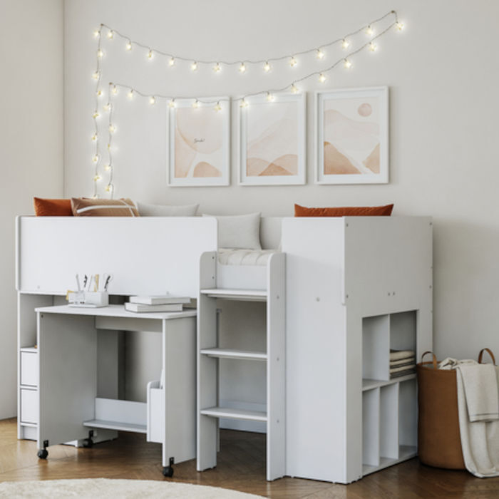 Flintshire Furniture Mid Sleeper Bed - White