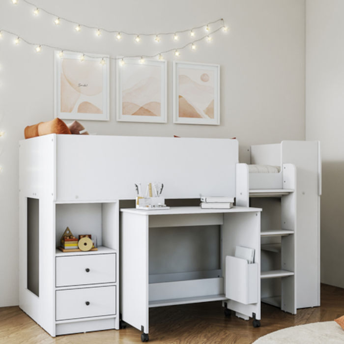 Flintshire Furniture Mid Sleeper Bed - White