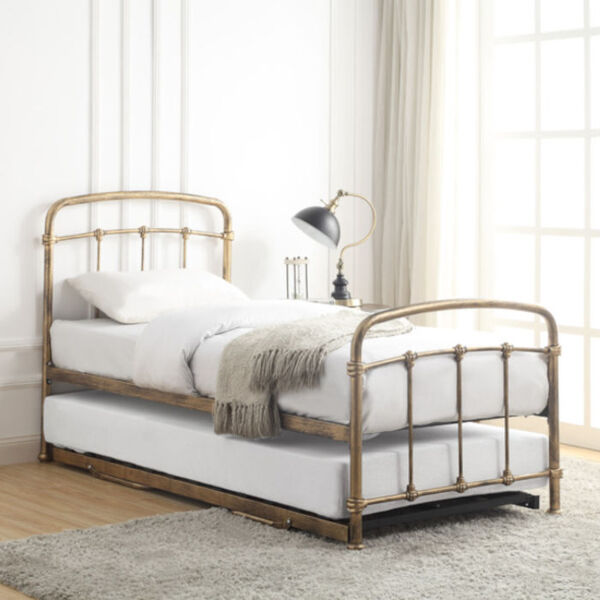 Flintshire Furniture Mostyn Guest Bed - Antique Bronze Flintshire Furniture Mostyn Guest Bed - Antique Bronze