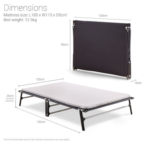 Jay-Be Compact Folding Bed Double