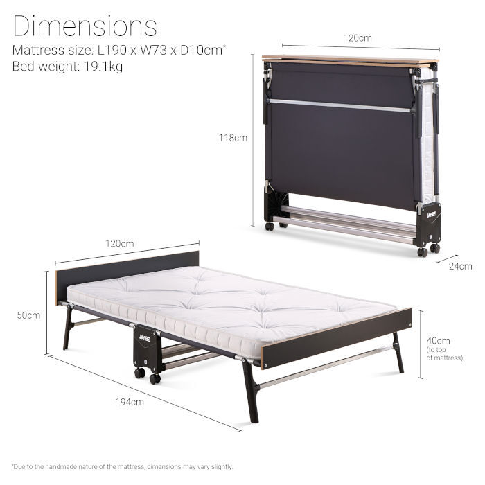 Jay-Be Grand e-Pocket Folding Bed Double