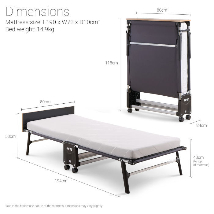 Jay-Be Rollaway e-Fibre Folding Bed