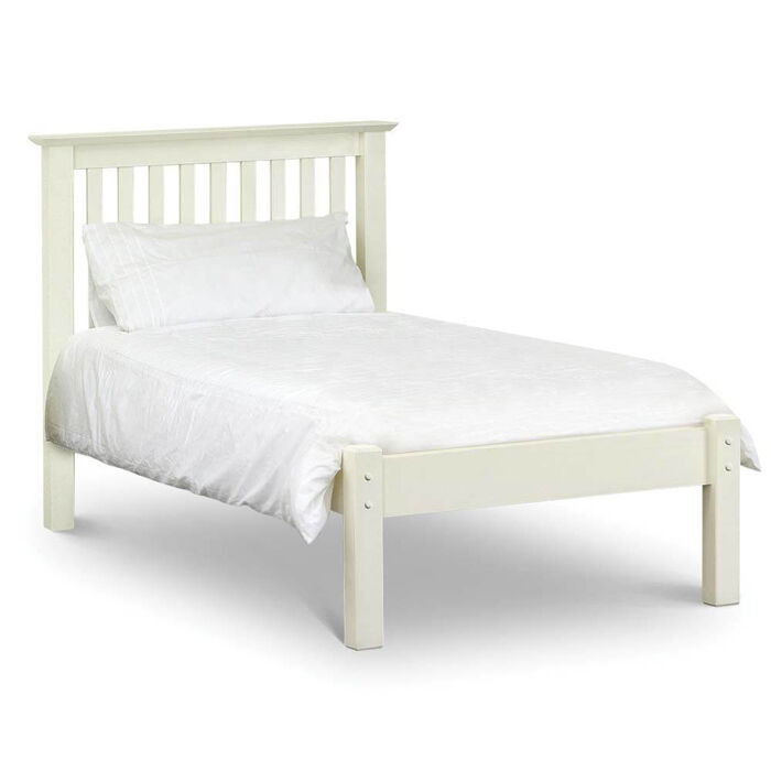 Letto A Castello Julian Bowen Barcellona – Bianco Pietra, MDF E Pino Massiccio, Per Bambini, Dimensioni 208x107x159 Cm