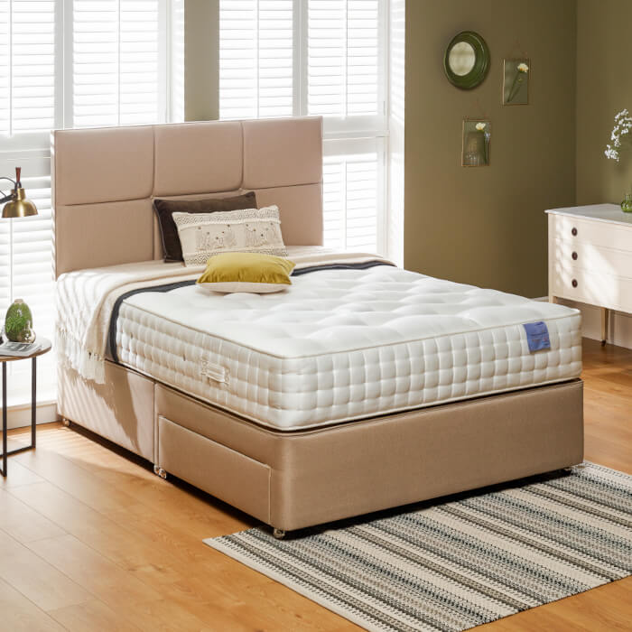 Relyon Derwent Natural Pashmina 2400 Divan Bed