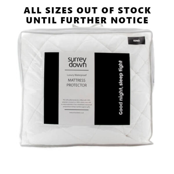 Surrey Down Waterproof Mattress Protector Super King Size