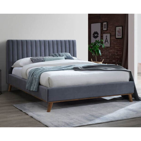 Time Living Albany Bed Frame Dark Grey