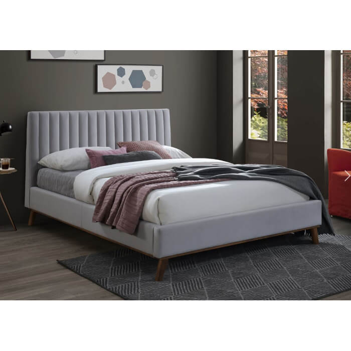 Time Living Albany Bed Frame Light Grey