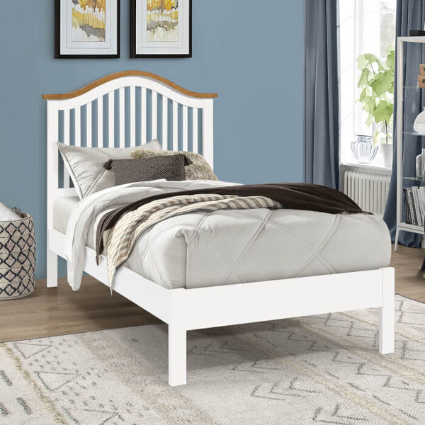 Time Living Chester Bed Frame White Single