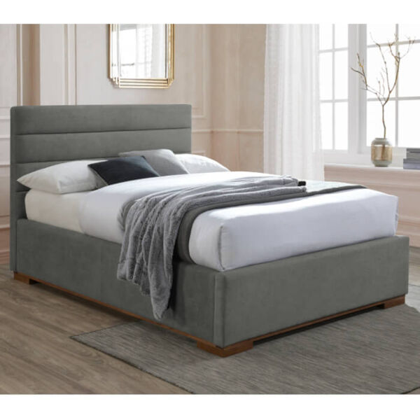 Time Living Mayfair Ottoman Bed Frame Light Grey