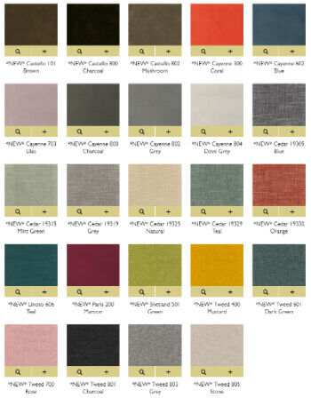 Hypnos Introduce 24 New Upholstery Fabrics