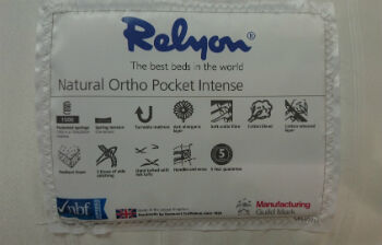 Relyon Natural Ortho Pocket Intense label