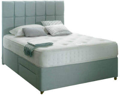 Relyon Pocket Memory Classic divan bed undressed