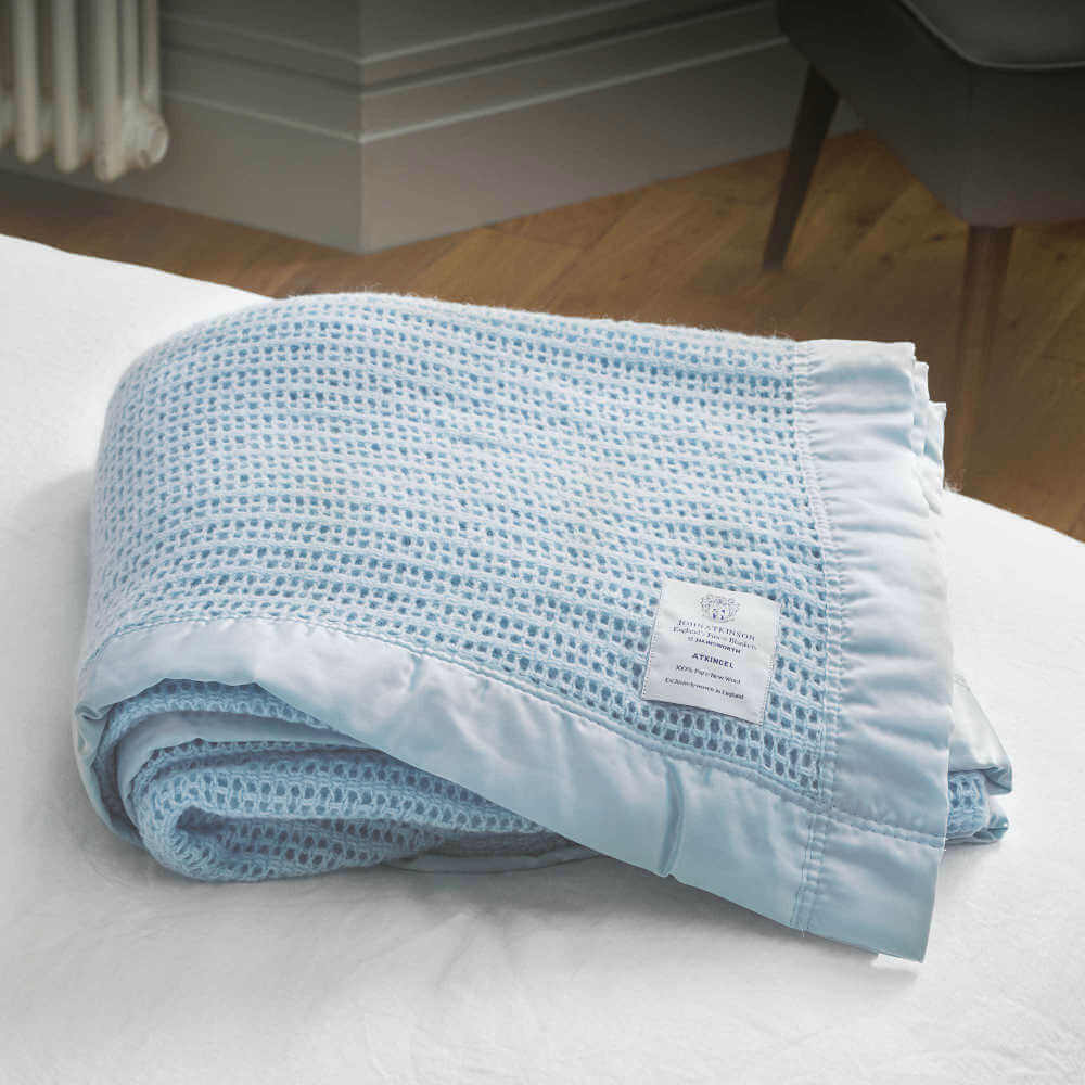 John Atkinson Atkincel Cellular Wool Blanket