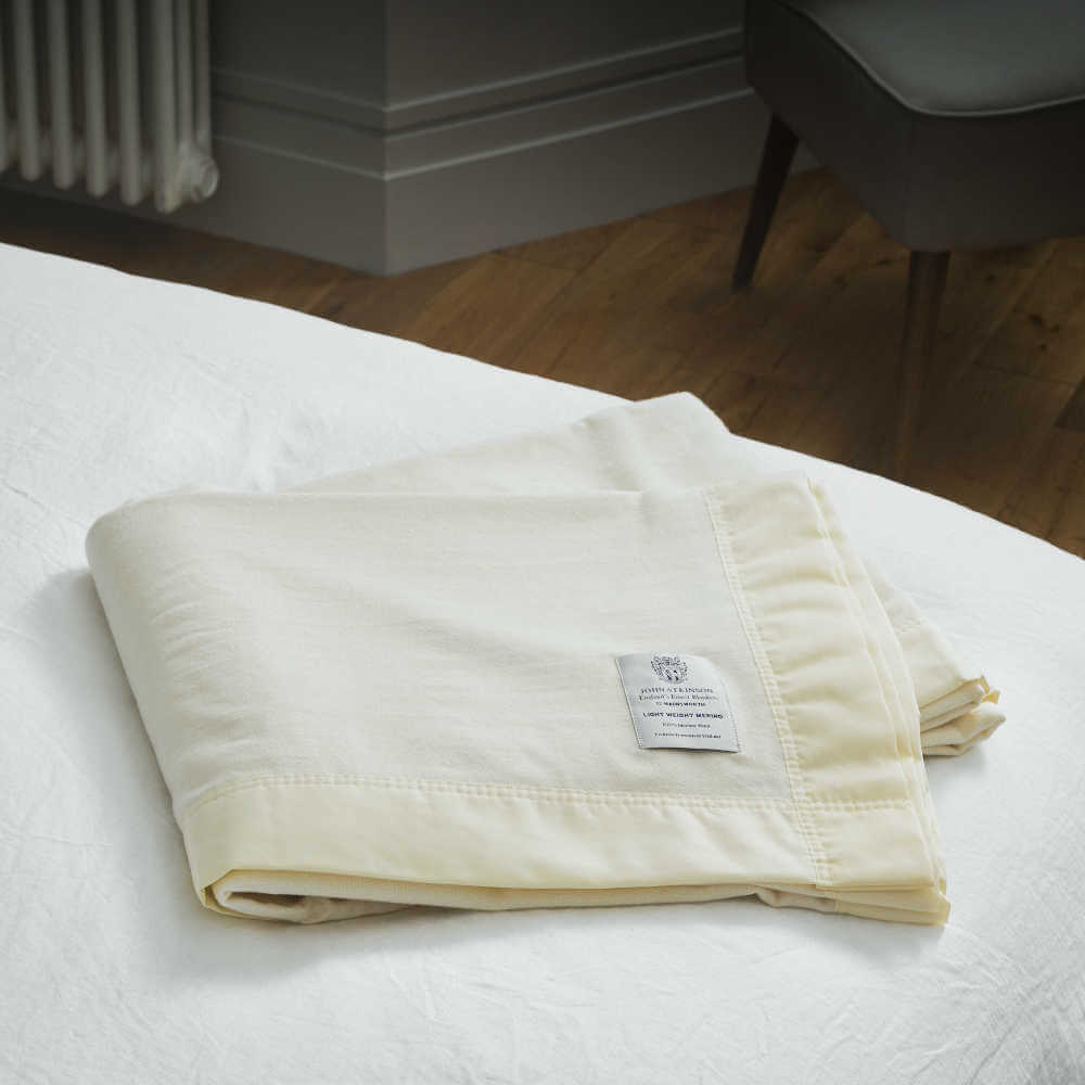 John Atkinson Lightweight Merino Wool Blanket