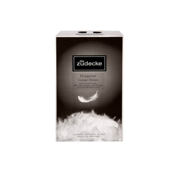 Die Zudecke Hungarian White Goose Down Duvet Super King Size