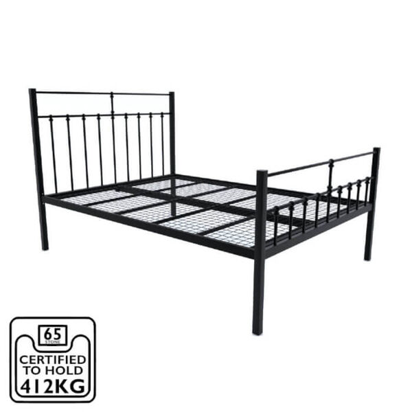Emma Wrought Iron Bed Frame Single