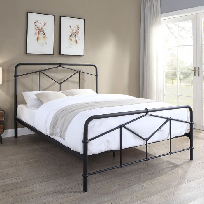 Flintshire Furniture Axton Black Bed Frame