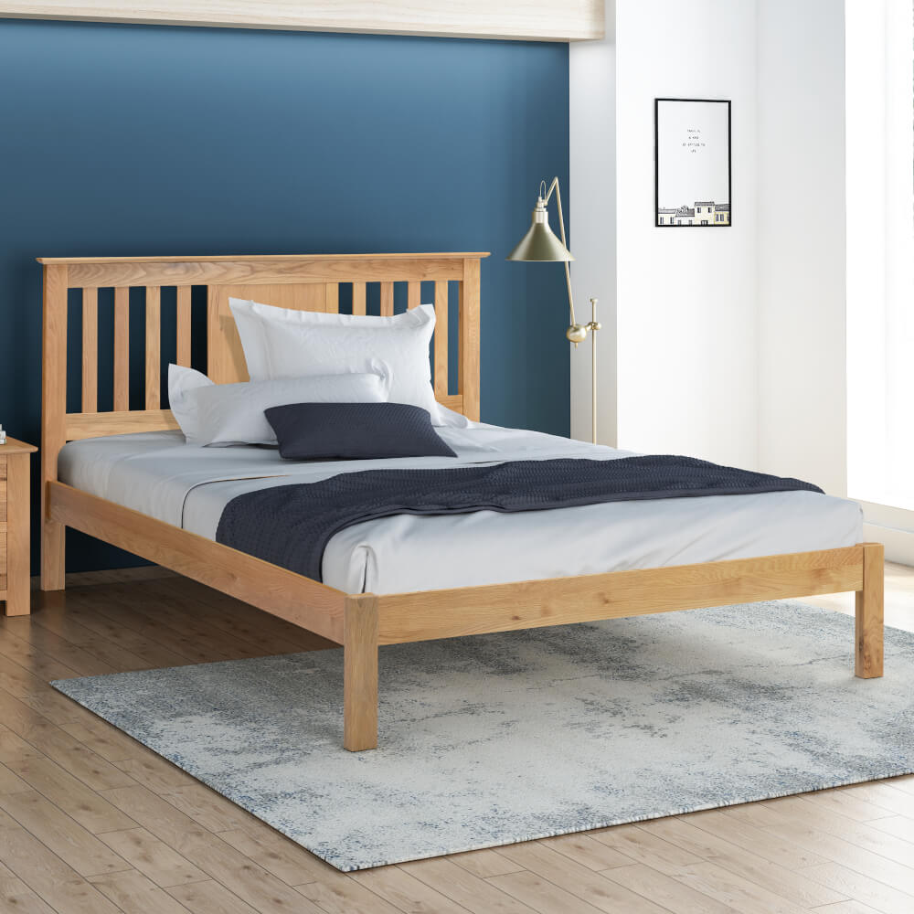 Flintshire Furniture Glynne Oak Bed Frame Super King Size