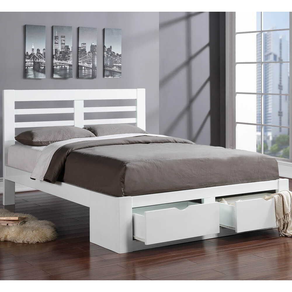 Flintshire Furniture New Bretton White Bed Frame