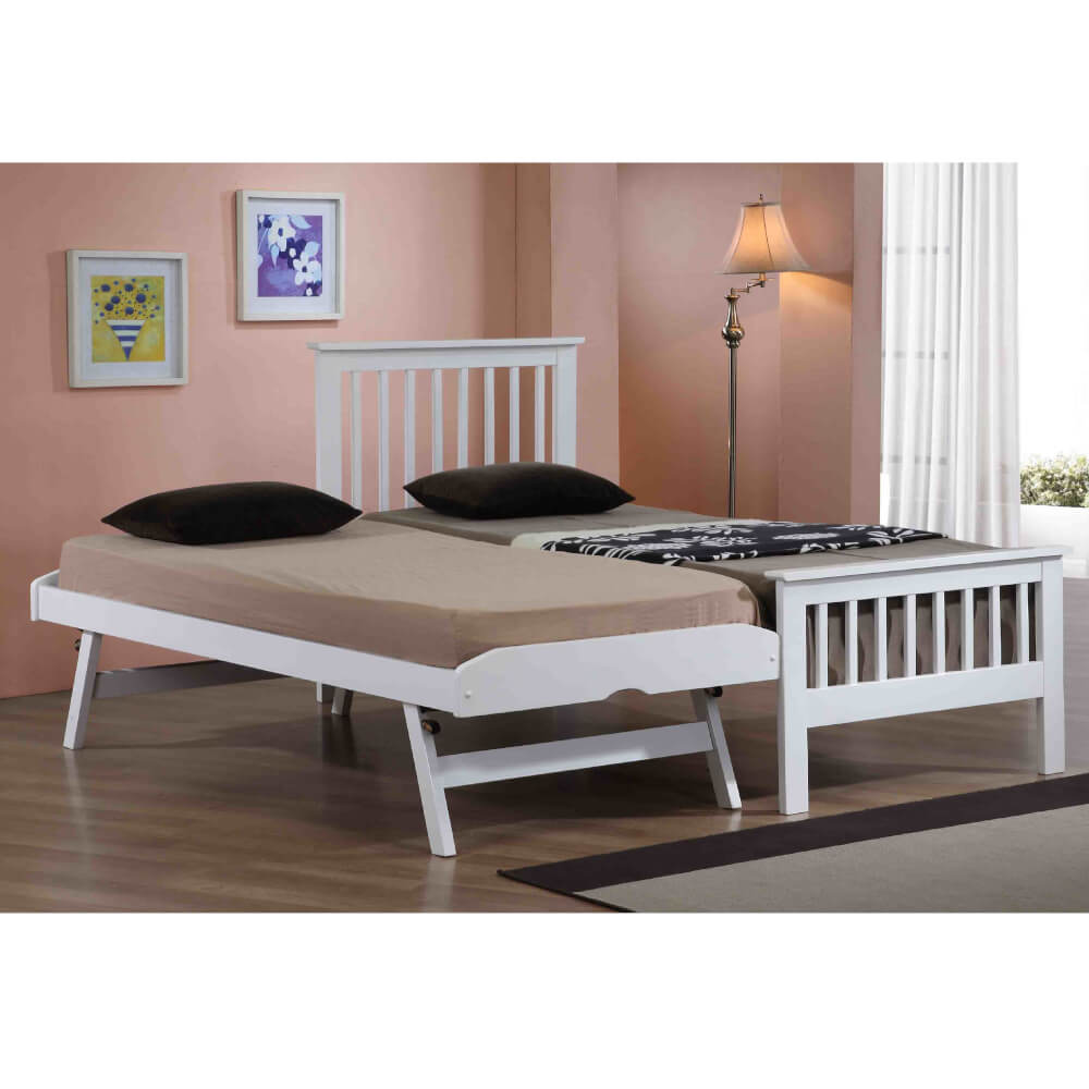 Flintshire Furniture Pentre White Guest Bed Single