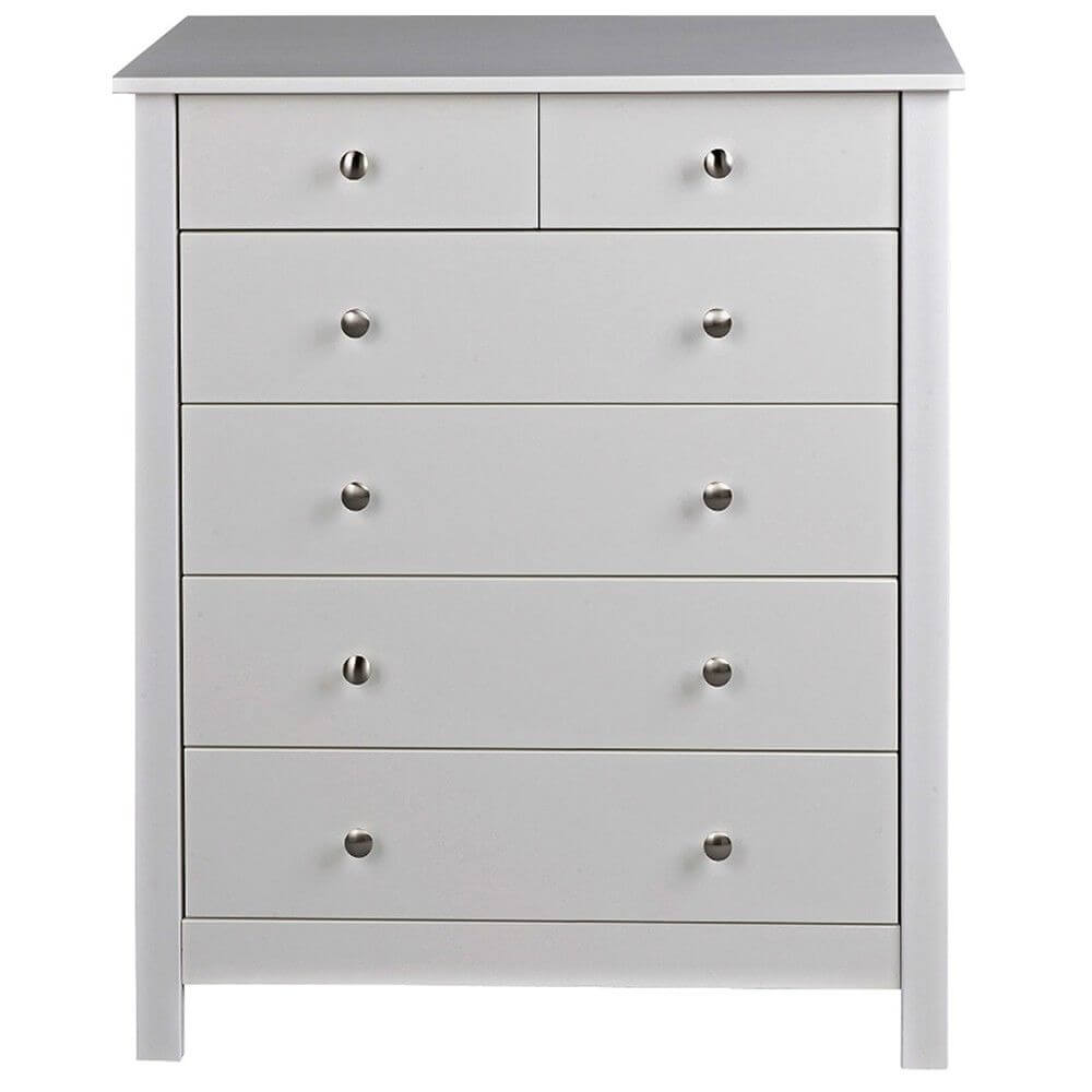 Florence White 4+2 Drawer Chest