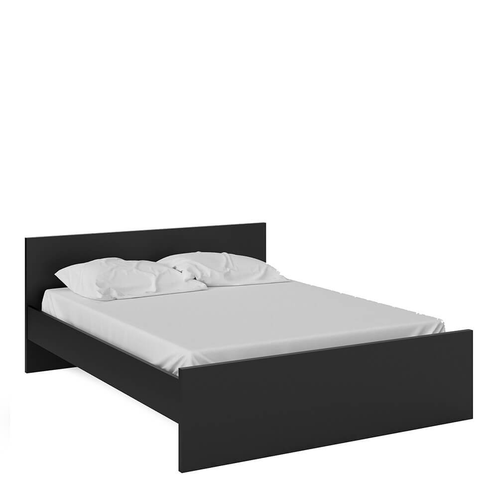 Naia Black Bed Frame Double