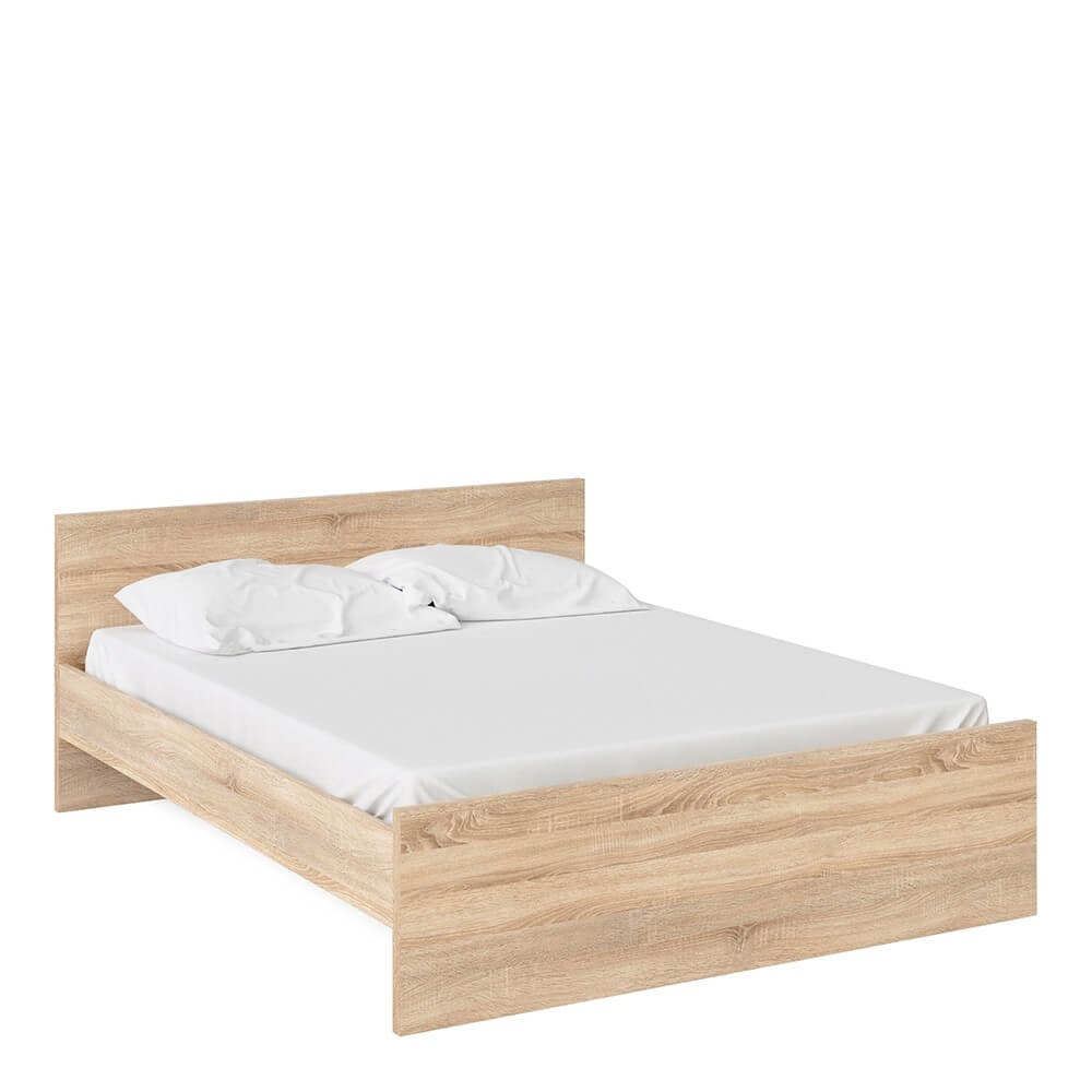 Naia Oak Bed Frame European King Size