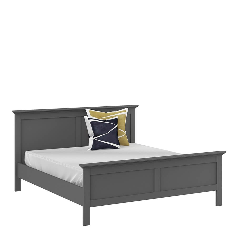 Paris Grey Bed Frame Long Single