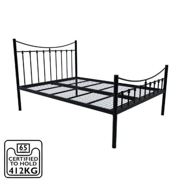 Grace Wrought Iron Bed Frame Super King Size