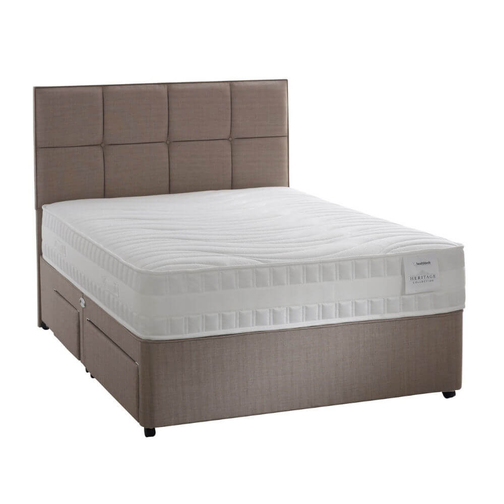 Healthbeds Cool Memory 1400 Divan Bed Super King Size Zip & Link