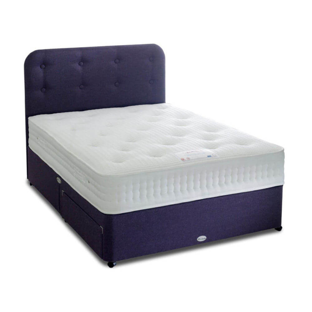 Healthbeds Memory Med 1400 Divan Bed Small Single
