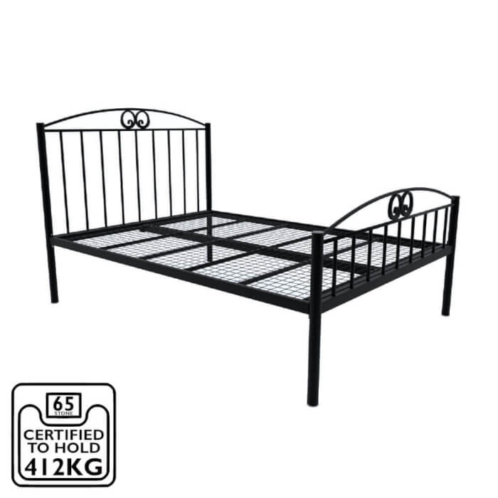 Holly Wrought Iron Bed Frame