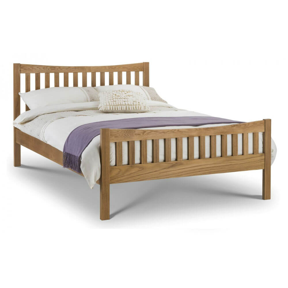 Julian Bowen Bergamo Oak Bed Frame King Size